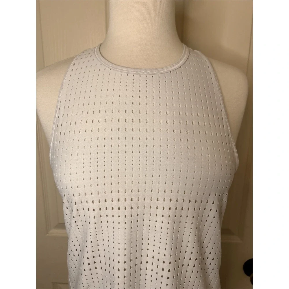 Athleta tank women's size small gray racer back - Picture 3 of 15